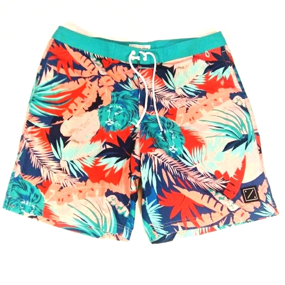 American Eagle Outfitters Other - AEO Tropical Board Shorts Swim Trunks XL 40 Waist